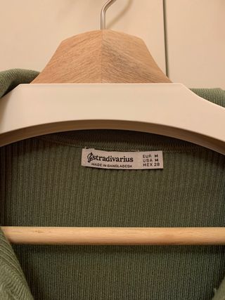 Vestido verde Stradivarius Talla M