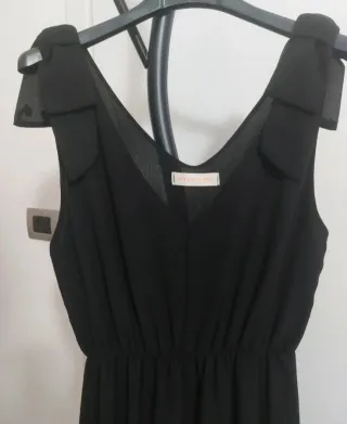 Elegante abito lungo nero New Collection. Taglia M