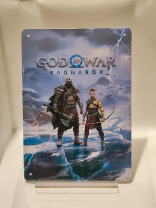 God of War Ragnarök Metal Plate PS4