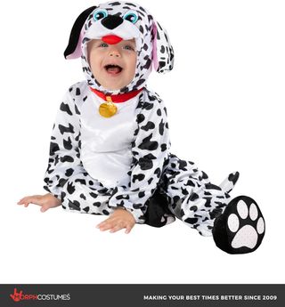 Morph Disfraz Dalmata Niño y Niña Bebe, Disfraz Pe