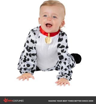 Morph Disfraz Dalmata Niño y Niña Bebe, Disfraz Pe