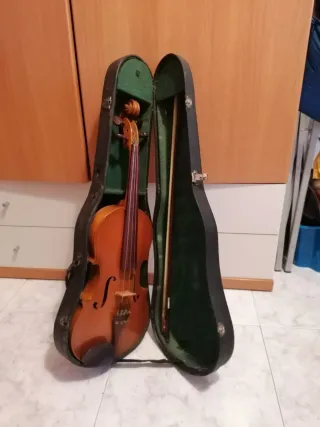 Violín con funda y arco