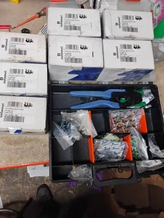 Crimpadora y punteras Sofamel 1.5-10mm²