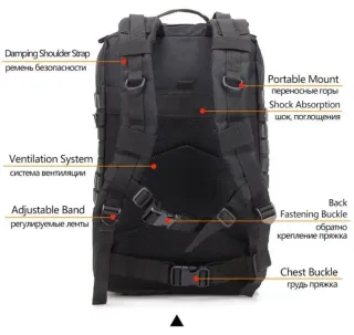 Mochila Táctica 50L Impermeable