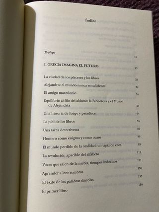 Irene Vallejo./ El infinito en un junco
