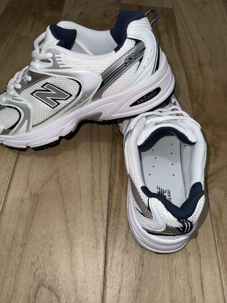 Zapatillas New Balance Running Plata/Blanco