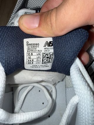 Zapatillas New Balance Running Plata/Blanco