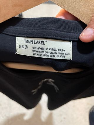 Maglietta Off-White nera taglia S