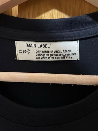 Maglietta Off-White nera taglia S