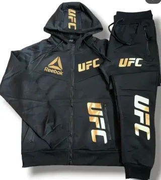 Chándal Reebok UFC Negro y Dorado
