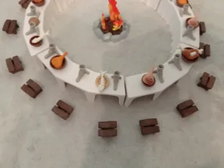 Mesa Redonda banquete Medieval Playmobil FF