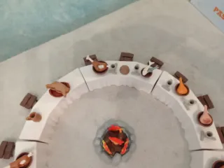 Mesa Redonda banquete Medieval Playmobil FF