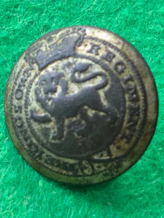 Botón KINGS OWN REGIMENT Guerra Independencia