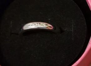 Anillo Tous plata nuevo
