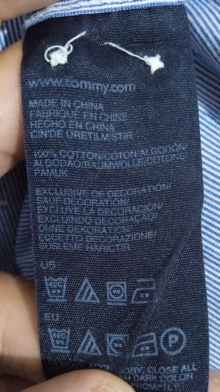 Camisa Tommy Hilfiger Rayas Talla L