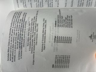 Santa Biblia publicada por Sociedad Bíblica