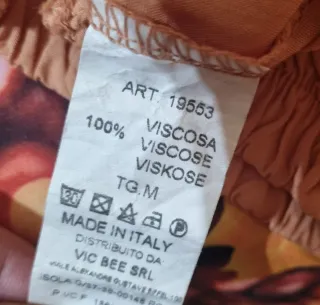 T-shirt pesca 100% viscosa tg M