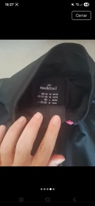 Camiseta deportiva negra Lidl manga larga