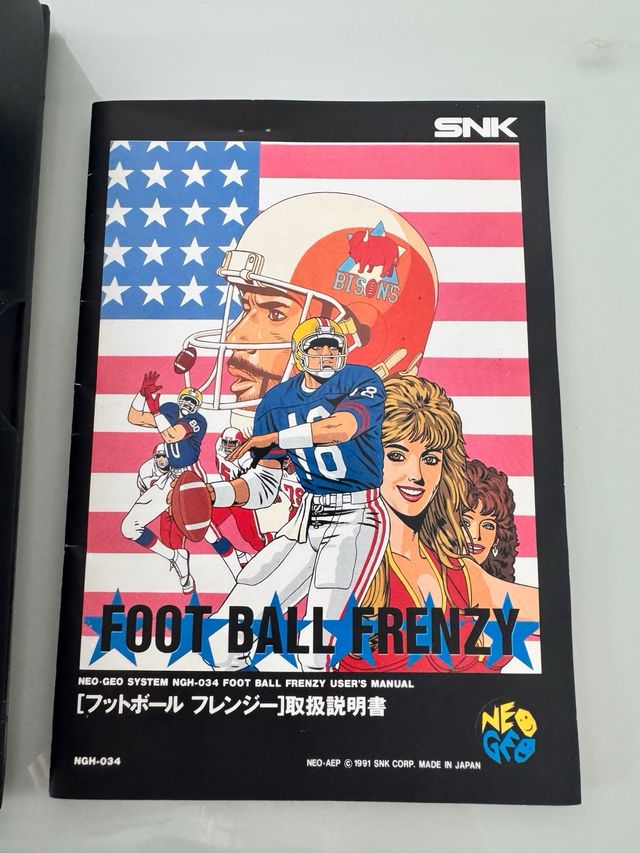 Football Frenzy SNK Neo Geo AES NeoGeo NG Jap