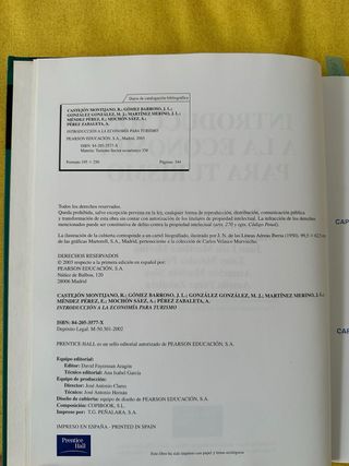 Introducción a la economía para turismo