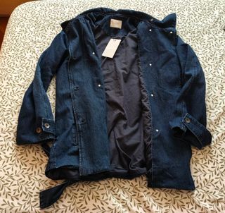 Cazadora vaquera doble botonadura