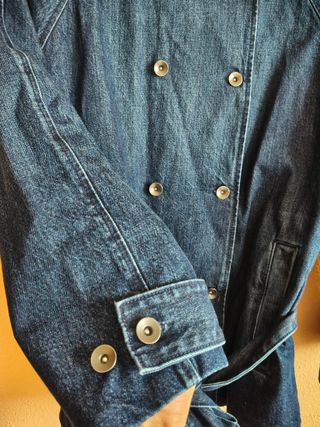 Cazadora vaquera doble botonadura
