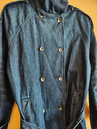 Cazadora vaquera doble botonadura