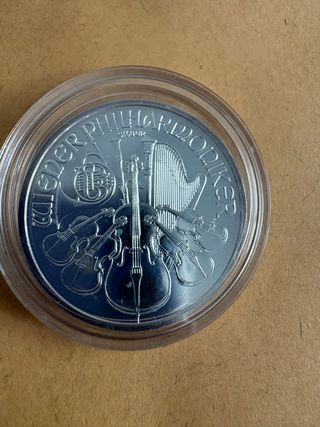 Onza de Plata pura Filarmónica de Viena
