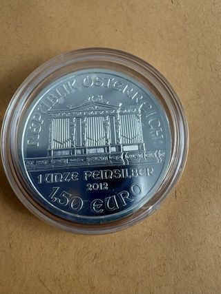 Onza de Plata pura Filarmónica de Viena