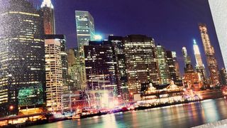 Cuadro Skyline New York Noche