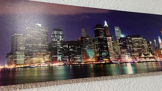 Cuadro Skyline New York Noche