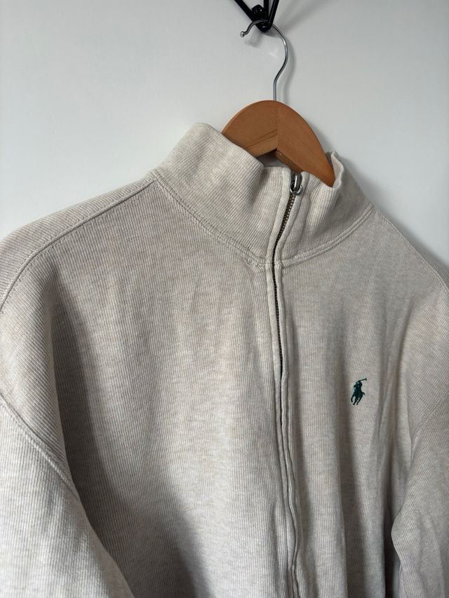 Sudadera Polo Ralph Lauren Beige Cremallera