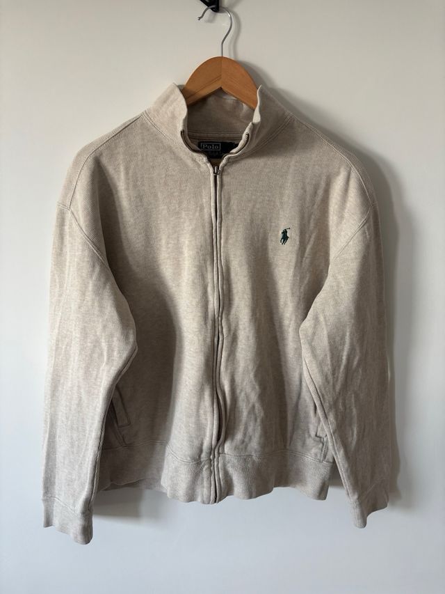 Sudadera Polo Ralph Lauren Beige Cremallera