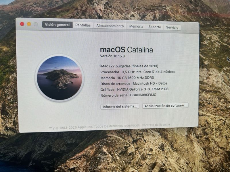 iMac 27' 2013 i7 16GB RAM afbeelding 2
