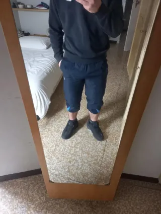 Pantaloncini Capri Adidas clima cool Blu XXL Nuovi