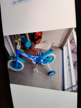 Bicicleta infantil Frozen