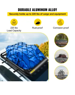 Portaequipajes Negro Portaequipajes de AleacPortae