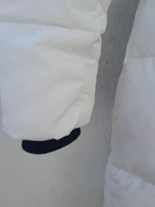 Plumífero Desigual Blanco con Capucha