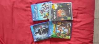 PS4/PS3 Juegos: Uncharted 4, Minecraft, Crash, PvZ