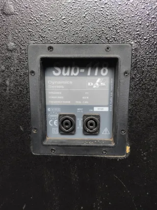 Subwoofer DAS 118 Negro