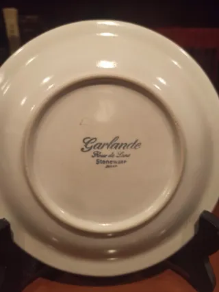 Plato antiguo Garlande Fleur de Lunes Japan