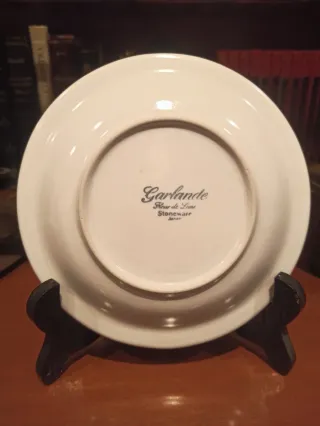 Plato antiguo Garlande Fleur de Lunes Japan