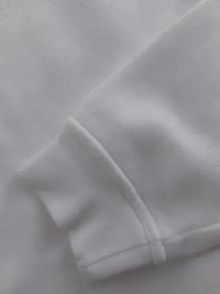 Felpa Nike donna bianca con logo oro