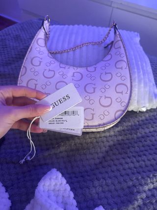 Bolso Guess Beige Logo