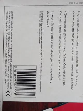 Juego de mesa Scattergories