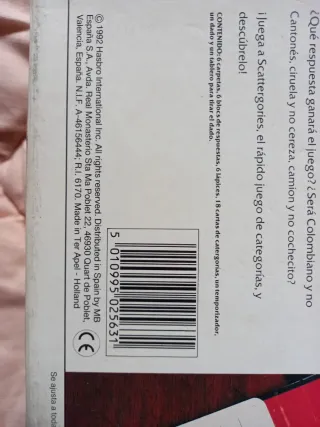 Juego de mesa Scattergories