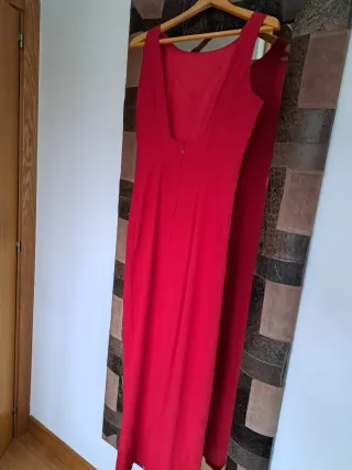 Vestido rojo largo de fiesta