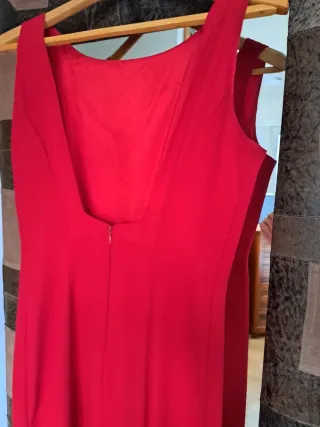 Vestido rojo largo de fiesta