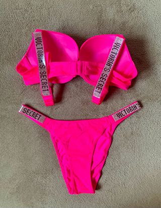 Conjunto Victoria's Secret Rosa fucsia