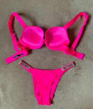 Conjunto Victoria's Secret Rosa fucsia